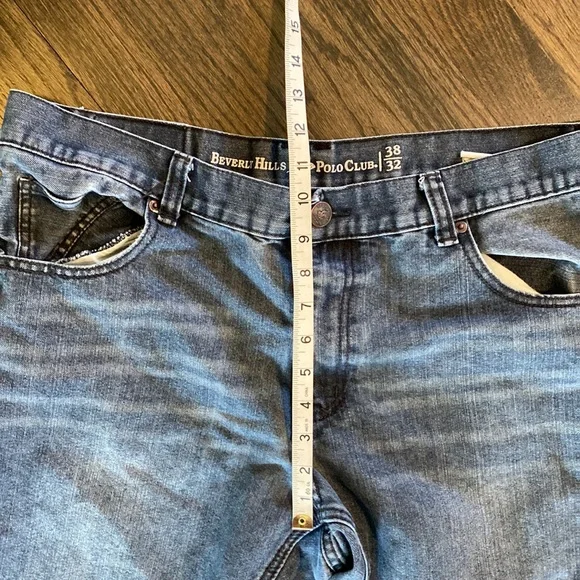 Beverly Hills Polo Club Straight Jeans 38 VGUC - Picture 4 of 7
